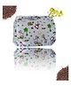 Baby Mustard Seeds Pillow for Newborn Baby-Round Head Shaping Pillow - Sky Blue
