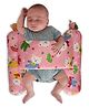 Synlark Unisex Infant Toddler Baby Anti Rolling Bolster Pillow, Baby Sleep Positioner Pillow - Pink