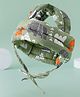 Baby Helmets With Animal Print - Green