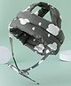 Baby Helmets With Cloud Print - Grey