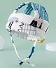 Baby Helmets With Abstract Print - White