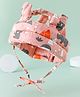 Baby Helmets With Jungle Theme Print - Pink