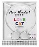 Bunie Cute Cat Themed Stylish Wired Earphone  White