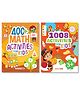 Activity Books for Kids - 1008 Brain Activities, 400+ Maths (Set of 2 Books)-English