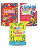 Colouring Books for Kids and Adults (Set of 3 Books)-English