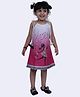 Twisha Sleeveless Floral Printed Ombre Dress - Pink