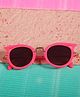 DukieKooky Solid Round Shaped UV Protected Sunglasses - Pink