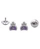 LA BELLE VIE 925 Sterling Silver Hypoallergenic Earring - Purple