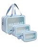 INPOUT Pack of 3 Clear Pouch Set  Waterproof Toiletry Storage Kit (Color may vary)