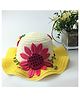 Babymoon Sunflower Designed Cap - Yellow