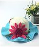 Babymoon Sunflower Designed Cap - Blue