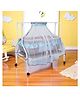 Kiddery Ares Cradle For Baby With Mosquito Protection Net - Blue