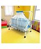 Kiddery Maia Cradle for Baby with Mosquito Protection Net - Blue