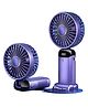 New Pinch Handheld Portable Fan, with LED Display, 5 Speed Adjustable Foldable Small Desk Fan USB Rechargeable Powerful Cooling with Phone Hold Stand Small Size For/Home/Office/Outdoor/Travel (color may vary )