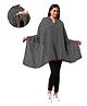 Mom for sure by Ketki Dalal Full Sleeves Chervon Printed Nursing Scarf - Black