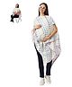Mom for sure by Ketki Dalal Full Sleeves Owl Printed Nursing Top - White