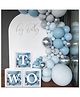 Decor Mantra Two Balloon Box 2nd birthday decorations kit  Transparent Letter Balloon Box is perfect for second birthday Decoration -Pack of 3 - White