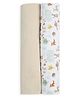 My Milestones 3 in 1 Muslin Swaddle Wrapper with Solid Color & Animal Print Pack of 2 L 104.14 x B 104.14 cm - White & Tan