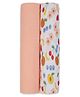 My Milestones 3 in 1 Muslin Swaddle Wrapper With Fruits Print Pack of 2 L 104 x B 104 cm - Peach