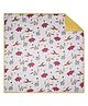 My Milestones 100% Premium Cotton 4 Layered Baby Muslin Blanket Racing Car Print L 109 x B 109 cm - Yellow