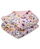 My Milestones 100% Premium Cotton 6 Layered Baby Muslin Blanket Floral Print L 109 x B 109 cm - Pink