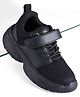 Pine Kids School Shoes with Velcro Closure - Black