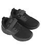 Pine Kids School Shoes with Velcro Closure - Black