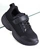 Pine Kids School Shoes with Velcro Closure - Black