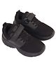 Pine Kids School Shoes with Velcro Closure - Black