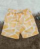 The Lion and the Fish Zaraffah Printed Shorts - Yellow