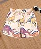 The Lion and the Fish Dinosaurs Printed Shorts - Peach & Mauve