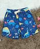 The Lion and the Fish Dinosaurs Printed Shorts - Navy Blue