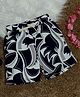 The Lion and the Fish Viscose Abstract Printed Shorts - Navy Blue