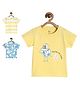 MINI KLUB Cotton Pack Of 3 Half Sleeves Striped & Ball Printed Tees - Multi Colour