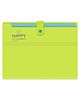 Storite 12 Pocket Expanding File Folder Accordion Document Organizer, Adjustable Buckle Folder Pocket Folder for School Office Home (Yellow)