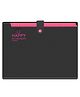 Storite 12 Pocket Expanding File Folder Accordion Document Organizer, Adjustable Buckle Folder Pocket Folder for School Office Home (Black)