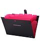 Storite 8 Pockets File Folder, A4/Letter Size Accordion File Organizer, Expandable Document Holder, Portable Folders for Classroom,Home,Office - Black/Pink