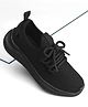 Pine Kids Lace Up School Shoes - Black