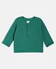 MINI KLUB Cotton Blend Full Sleeves Solid Tee - Green