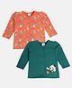 MINI KLUB Cotton Pack Of 2 Full Sleeves Ice Cream & Animal Printed Vests - Multi Colour
