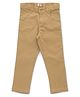 JusCubs Cotton Solid Trousers - Beige
