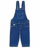 JusCubs Denim Sleeveless Mild Washed Dungaree - Blue