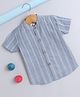 The Magic Wand Cotton Half Sleeves Abstract Printed Shirt - Grey