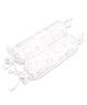 Masilo Organic Cotton 2 Piece Bolsters Set, For Infant/Baby's Nursery 46.5 x 10 cm, Lightweight & Comfortable, soft poly filler, 0 to 2 Years - Butterfly - Pink