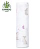 Masilo Bamboo Muslin Swaddle Blanket105 x 105 cm For Baby's/kids Nursery, Softest and most eco-friendly fabrics, Lightweight, 0 to 2 Years - Bunny - Purple
