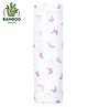 Masilo Bamboo Muslin Swaddle Blanket105 x 105 cm For Baby's/kids Nursery, Softest and most eco-friendly fabrics, Lightweight, 0 to 2 Years - Butterfly - Purple