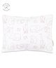 Masilo Organic Cotton 1 Piece Pillow, For Infant/Baby's Nursery 22 x 30 cm, Lightweight & Comfortable, soft poly filler, 0 to 2 Years - Be my Baby - Pink