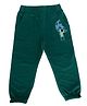 Totle Cotton Space Theme Printed Joggers - Dark Green