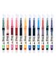 YAMAMA 12 Colour Quick Dry Gel Pens, 0.5mm Fine Point, Smooth & Smudge-Free Writing for Students, Artists & Professionals, Assignment, Projects Gel Pen High Quality Imported Gel pens - (Pack of 12, Multicolor)
