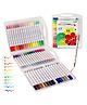 YAMAMA Acrylic Marker Colors Double Sided Marker Pen 48 Vibrant Colors, Water-Based Paint Markers for DIY Crafts, Rock Painting, Canvas, Glass & More DIY Color Marker - (Pack of 48  Multicolor)